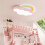 Bingopaw Cartoon Flush Mount Ceiling Lamp Cloud Rainbow Light Fixture 1