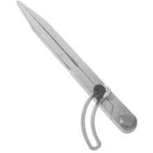 Adjustable Wing Compass with Ergonomic Grip for Precision Marking and Metalworking for Craftsmen and Hobbyists