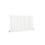 (600x1003mm Single Horizontal) SIMPLE BATHROOMS White Oval Column Radiators 4