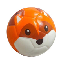 Animal Pattern Soccer Ball, Mini 15CM PU Football for Kids, Safe Toddler Design, Gift Option for Children