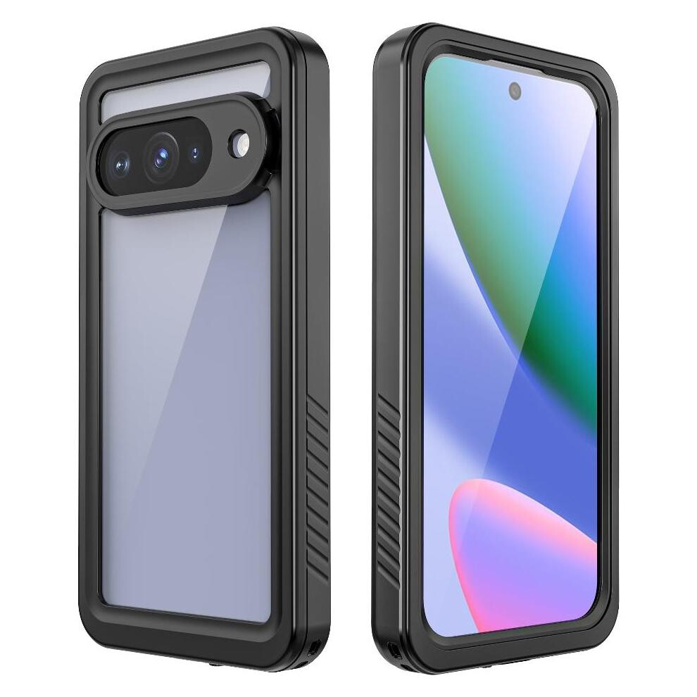 (Black) Waterproof Case For Google Pixel 10 In Screen Protector Ip68 Waterproof Full 12Ft Military Shockproof Black 764563174102