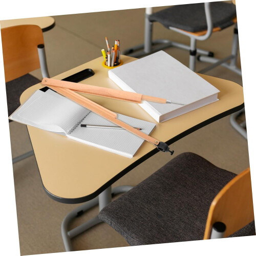 Compass Stationery Demonstration Compass Wood Beige For Teacher Blackboard Teaching Compass Student Circle Compass Accessories 2