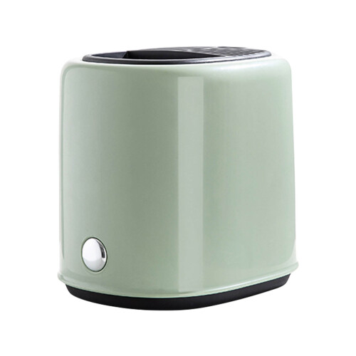 Retro Space Saving Knife Block & Utensil Holder, Large Capacity, Green 1