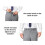 5pcs Hook and Eye Pants Button Extender Set for Men & Women 7