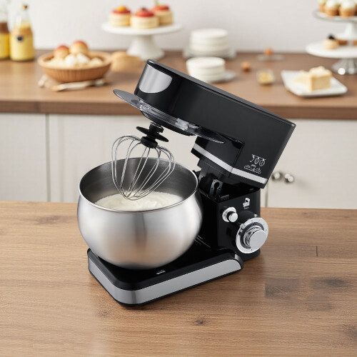 Living And Home 6 Speed 5L Multifunctional Household Tilt-Head Stand Mixer