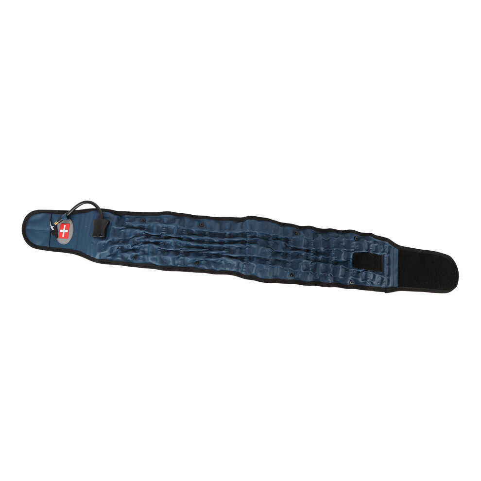 Blue Comfortable Lumbar Traction Belt Adjustable Inflatable Support