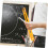Plastic Compass for Geometry - Educational Drawing Tool, Orange Circle Compass, Durable Design for Accurate Measurements 3