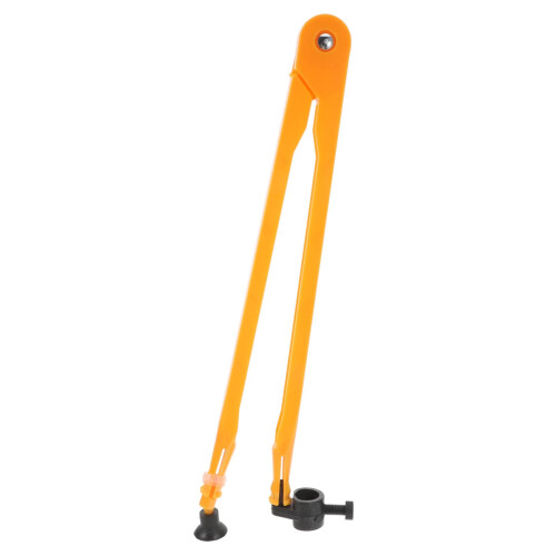 Plastic Compass for Geometry - Educational Drawing Tool, Orange Circle Compass, Durable Design for Accurate Measurements