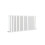 (600x1180mm Double Horizontal) SIMPLE BATHROOMS White Oval Column Radiators 4