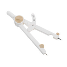 Digital Compass Drawing Conversion Tool Adjustable Circle Drawing Tool Plastic White School Compass Divider Tool