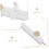 Digital Compass Drawing Conversion Tool Adjustable Circle Drawing Tool Plastic White School Compass Divider Tool 2
