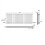 (600x1416mm Double Horizontal) SIMPLE BATHROOMS White Oval Column Radiators 3