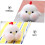 1satz Needle Felt Kit for Beginners - White Wool Felt Doll Material with Instructions for Creative Craft Projects and Decorations 3
