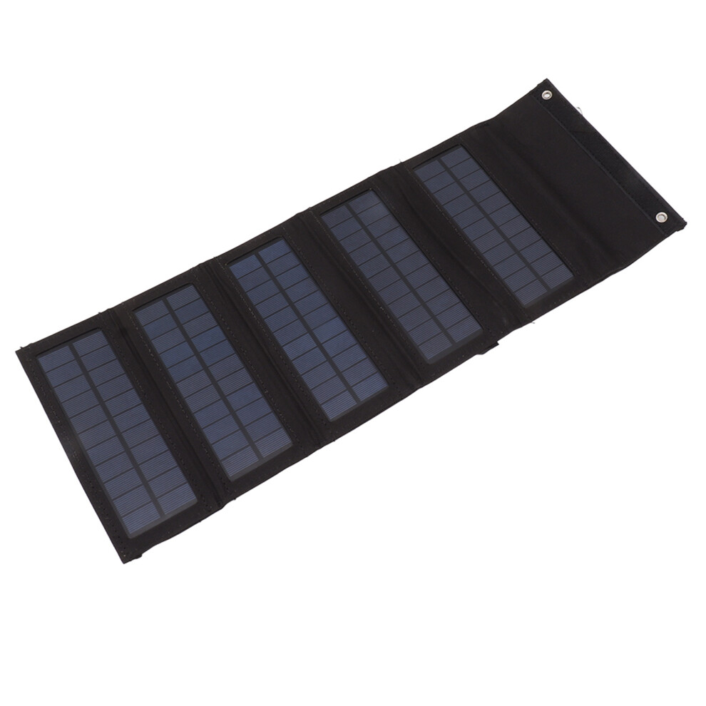 50W Portable Solar Panel Bag, Monocrystalline Silicon, Folding Outdoor Emergency Charger Black 8171339009544