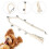Hand-Knitted Cotton Dog Training Bell for Door Adjustable Silver Bell 1