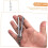 Spring Measuring Instruments Geometry Compass - Portable Metal Spring Compass for Drawing, Compact Multifunctional Stationery Tool 3