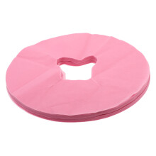Soft Disposable Face Cushion Pads Pack of 100 Non-Woven Fabric Massage Headrest Covers for Salon Use