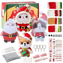 Nadel Filzen Starter Kits with Felt Needle Tools, Complete Needle Felting Kits and Instructions for Beginners