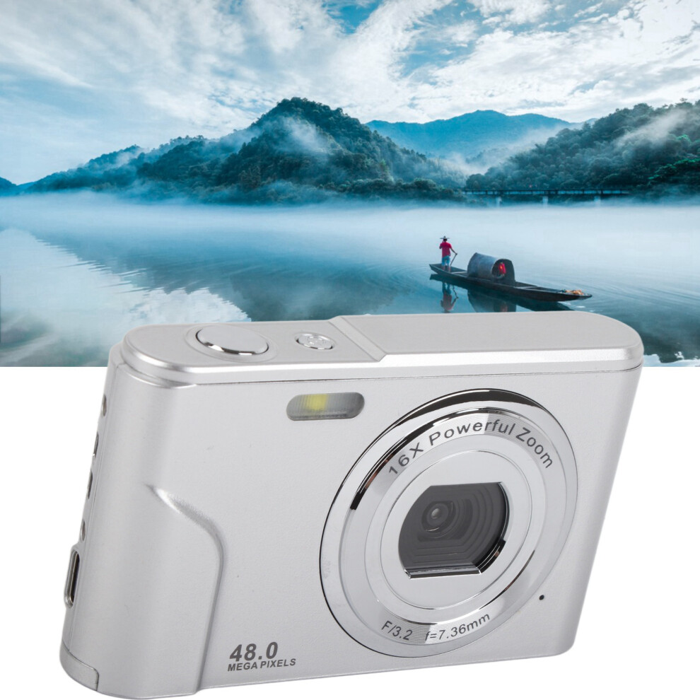Compact Digital Camera 48Mp 16X Zoom 1080P Hd 2.4 Inch Display 7601339014701