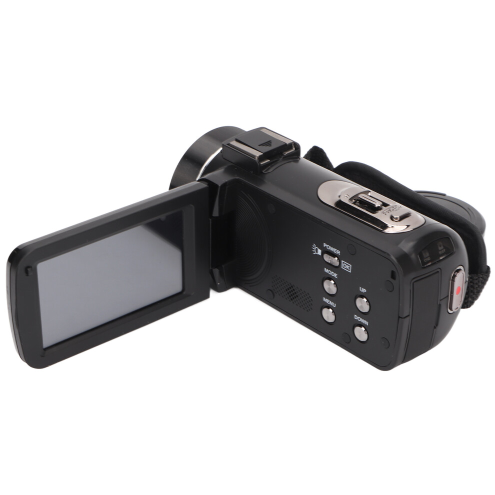2.7K Video Camera with 3.0" IPS Screen, Night Vision, 16X Zoom, 8MP Sensor