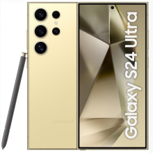 Samsung Galaxy S24 Ultra 5G S9280 DS (256GB+12GB, Titanium Yellow) - Refurbished