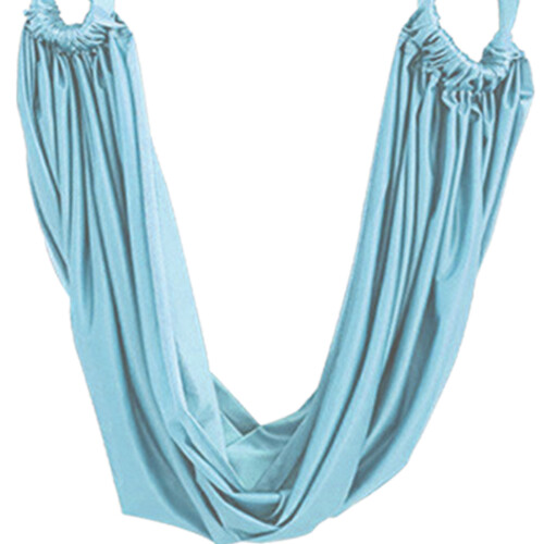 Sky Blue Aerial Strap Elastic, Strong Load, Folding Leg Stretcher, Free Size 2