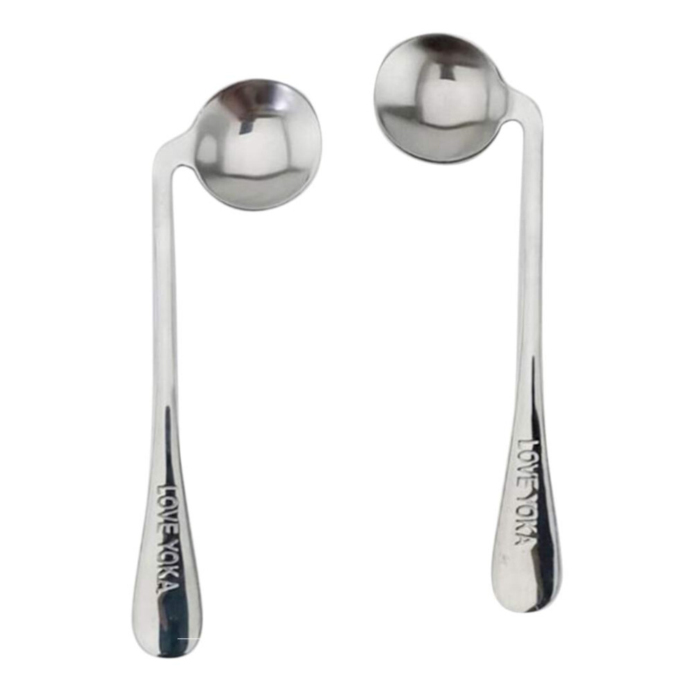 Left/Right Angled Spoon for Elderly and Disabled, Ergonomic Design for Weak Hand, Easy Grip Utensil [Right]