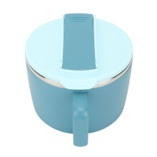Versatile 304 Stainless Steel Noodle Bowl Set with Phone Slot Lid