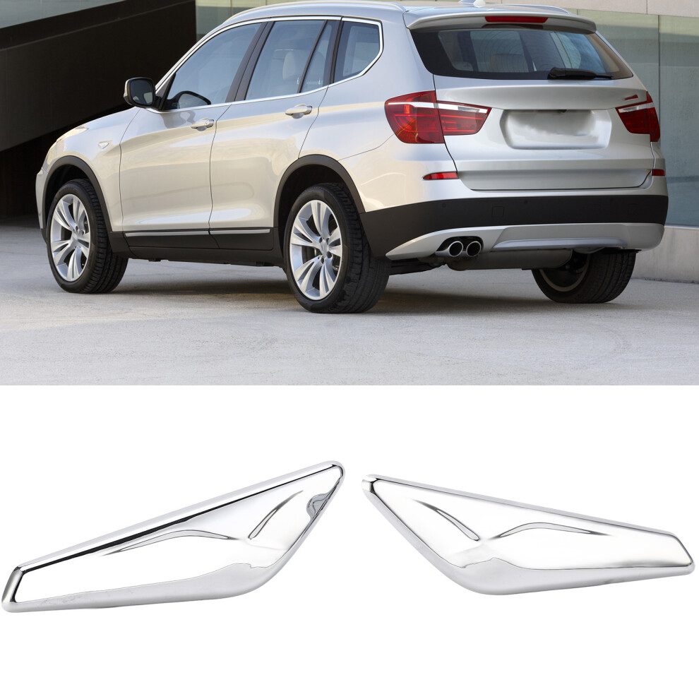 Premium Abs Chrome Front Fender Trim For X3 X4 F25 F26 Models 4951339019132