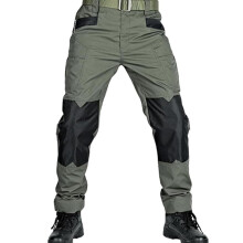 Tactical Pants, Motorcycle Pants, Lightweight Water Resistant Cargo Pants, Green, Size L