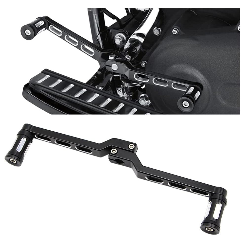 Heel Toe Shifter And Shifter Lever Set For Harley Fl Softail Touring Electra Glide Road King Road Glide Trikes Black 6493810598845