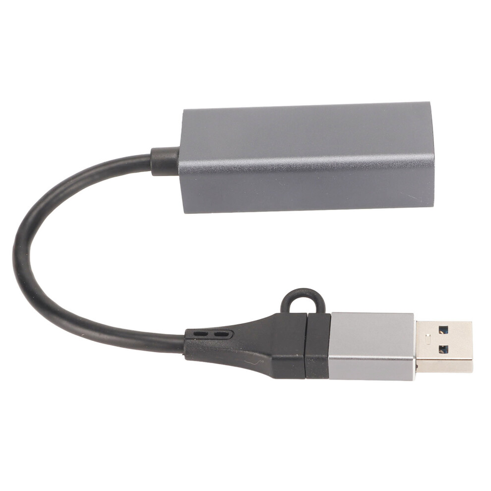Compact Type C To Rj45 Adapter For Fast 1000Mbps Gigabit Ethernet 8771339022538