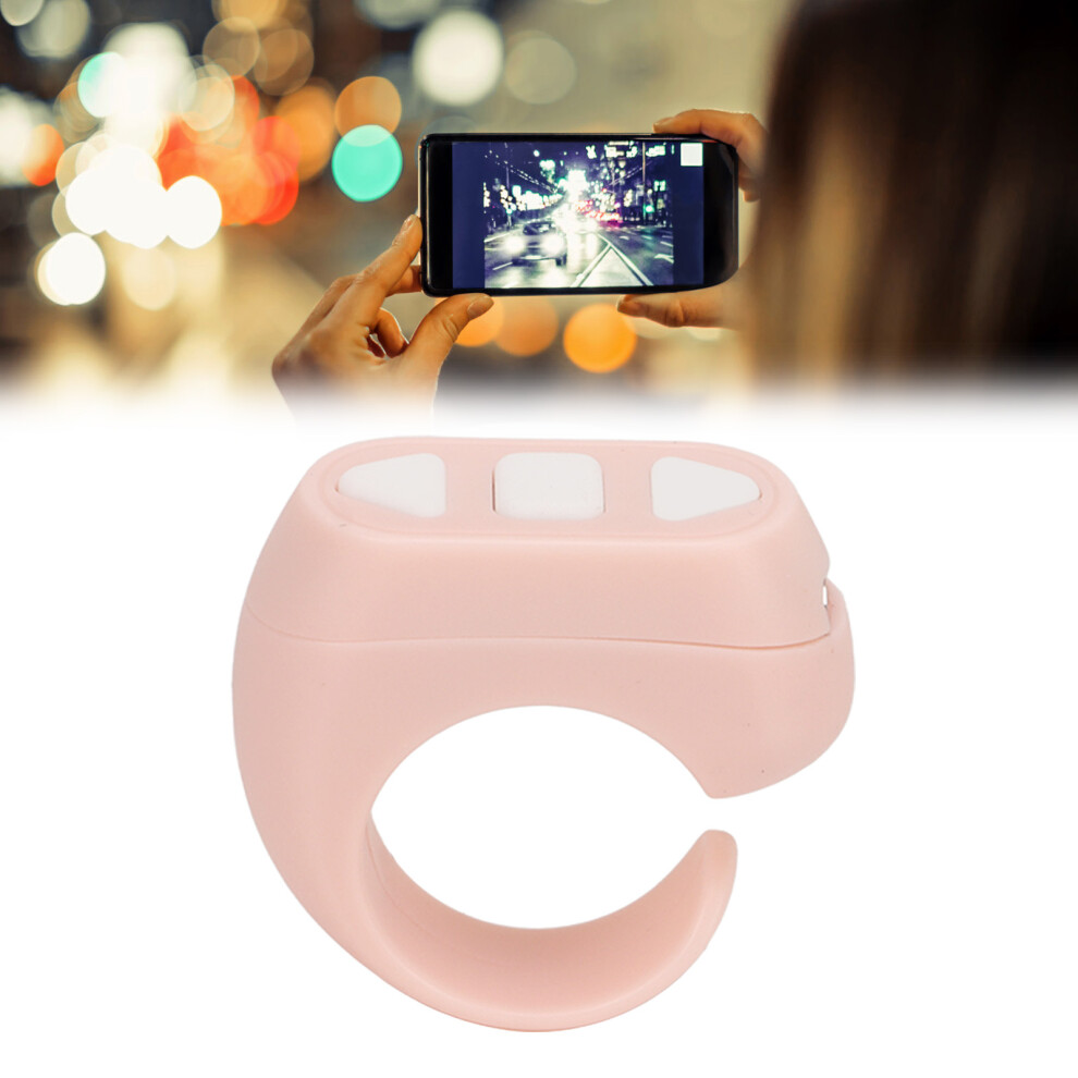 Zl 03 Bluetooth Page Turner Ring For Ios Android Harmony Os Pink 4981339022665