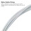 Nylon-Klassik-Saiten 28-43 Transparent 7er-Pack 4
