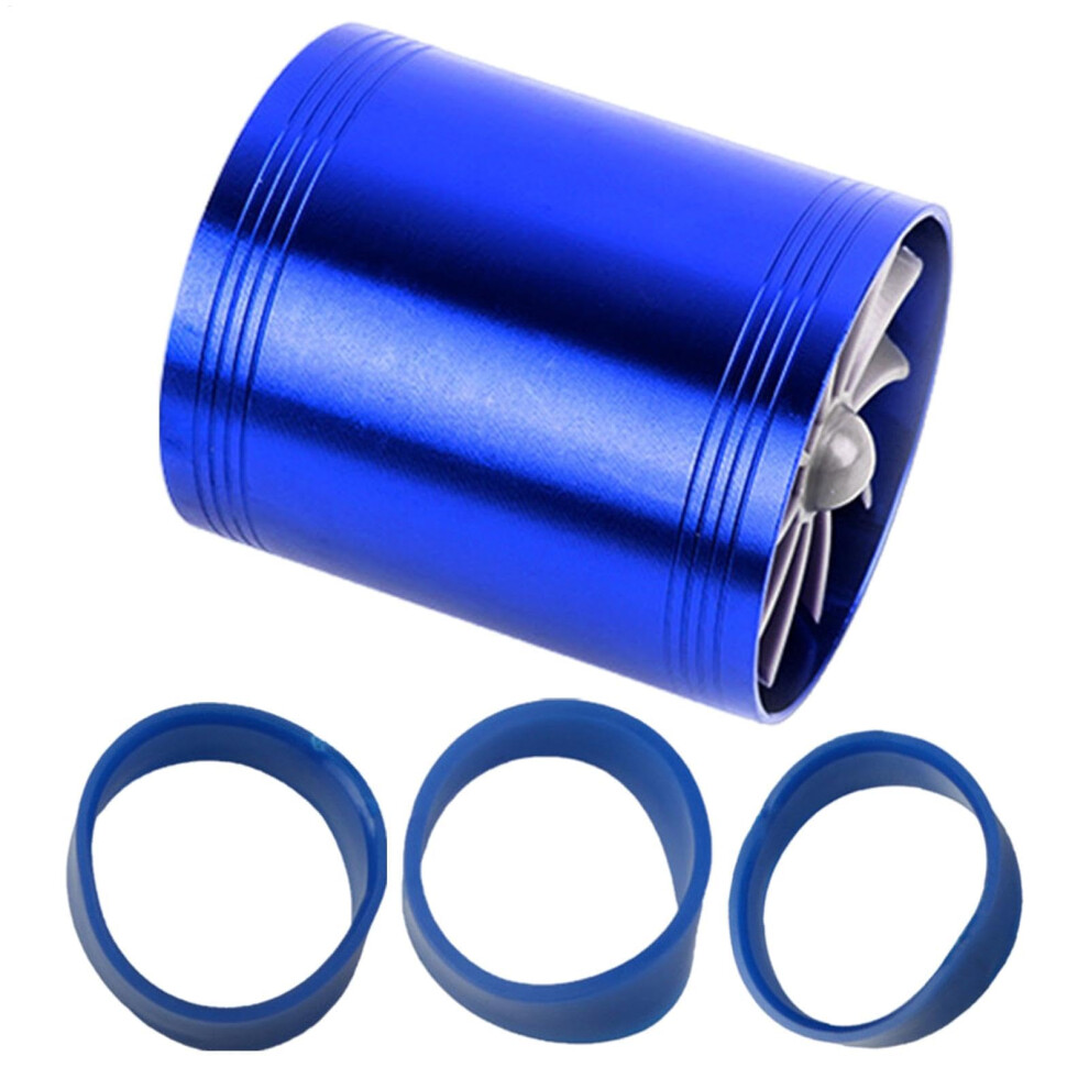 Air Intake Turbo Charger Aluminum Engine Boost Parts Compatible With Most Cars Blue 6482260547565