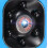 Mini 1080P HD Action Camera with Night Vision, Blue, 2.5cm 9