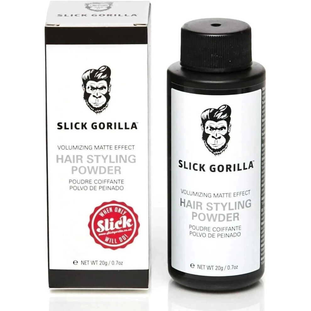 Slick Gorilla Matte Hair Powder 20G Styling Volume Texture