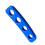 Blauer Silikon-Basketball-Finger-Trainingsball Größe L 11