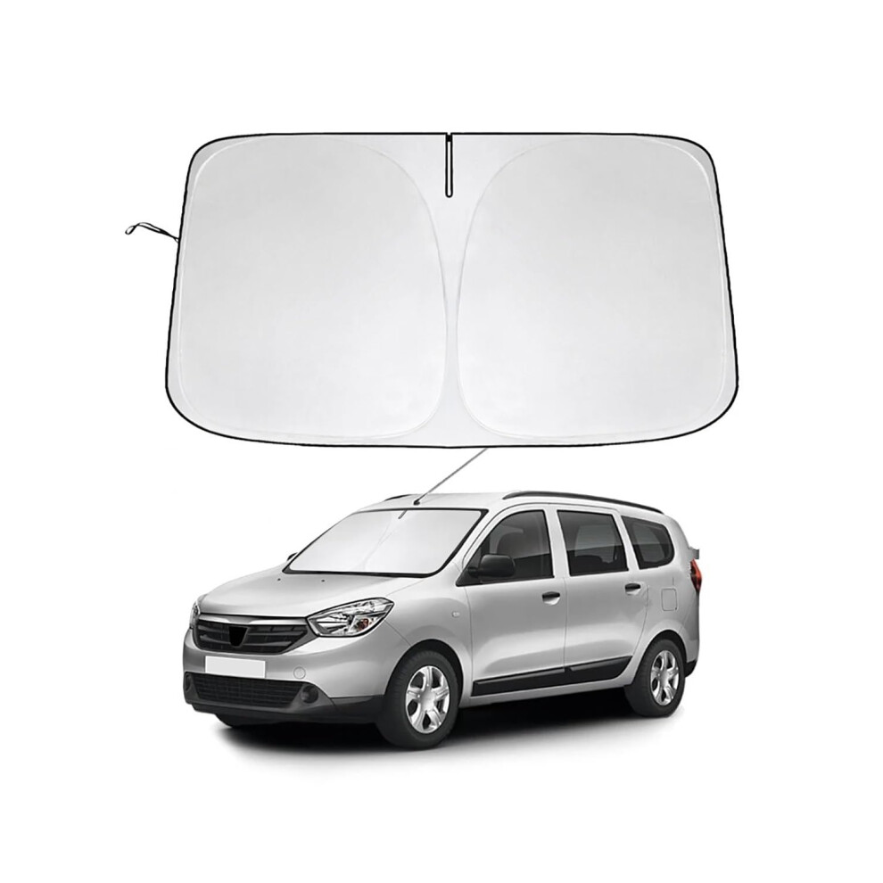 Car Window Sun Protection Roller Blinds For Dacia Lodgy 2012-2024 Uv Block Foldable Windscreen Sun Shade Visor 6947110999142