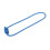 Climbing Rope 1.2m, 6mm Diameter, 12KN, Blue Utility Cord 1