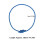Climbing Rope 1.2m, 6mm Diameter, 12KN, Blue Utility Cord 2