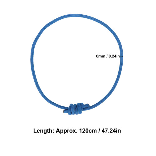 Climbing Rope 1.2m, 6mm Diameter, 12KN, Blue Utility Cord 1