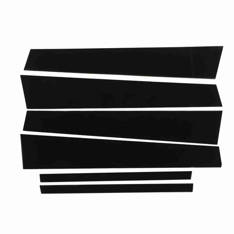 6 Pcs Glossy B Pillar Posts Door Trim For Accord 2008-2012 Black 6951339027517