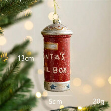 (MINT GREEN) Creative Christmas Christmas Tree Hangings Balls Decorations New Year Home Decoration Car Drum Tree