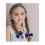 (S)Lebanghui 20 Pcs Multi-colored Grosgrain Ribbon Hair Clips 3