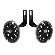 Expanded Kids Bicycle Training Wheel Set for Safe Riding with Superior Stability and Durability, 40.6 cm Size