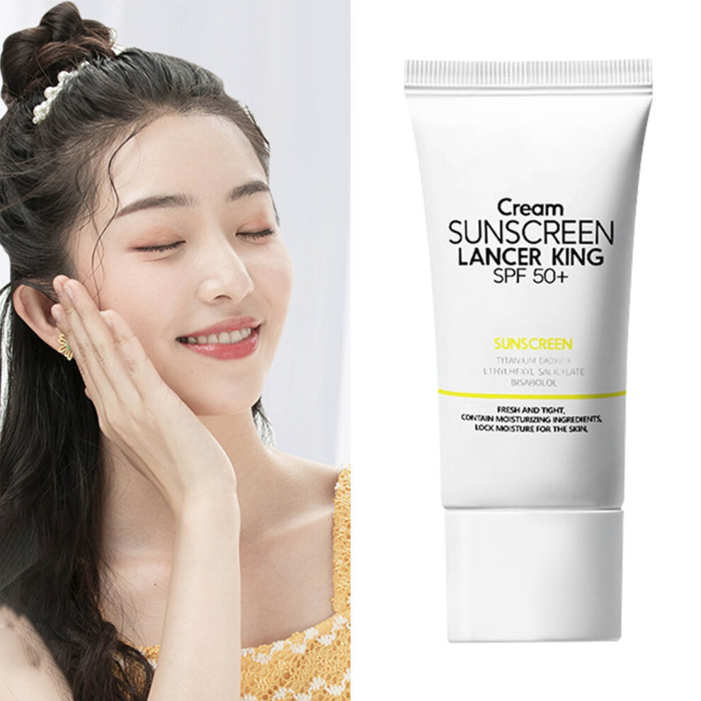 Cream Spf 50 Sunscreen Lotion 60G Uv Protection Moisturizer For Face