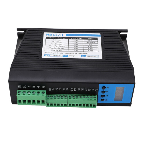 Stepper Motor Driver Closed Loop CNC Router DC20-80V Black Shell HBS57H 1