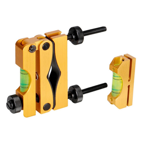 Reticle Leveling System Kit for Scope Mounting, Aluminum Alloy Universal Tool for Firearms, Adjustable Clamp Assembly