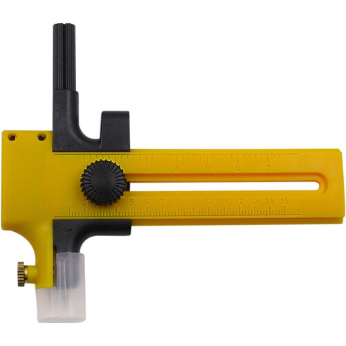 Compass Circle Cutter for Paper and Fabric, Adjustable Cutting Tool for Scrapbooking and Card Making, Precision Cutting Compass 2